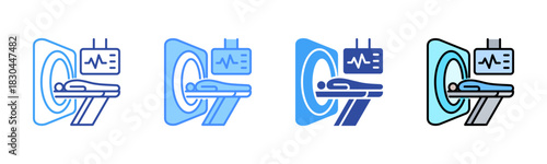 Ct Scan Icon, Multi Styles Icon Set
