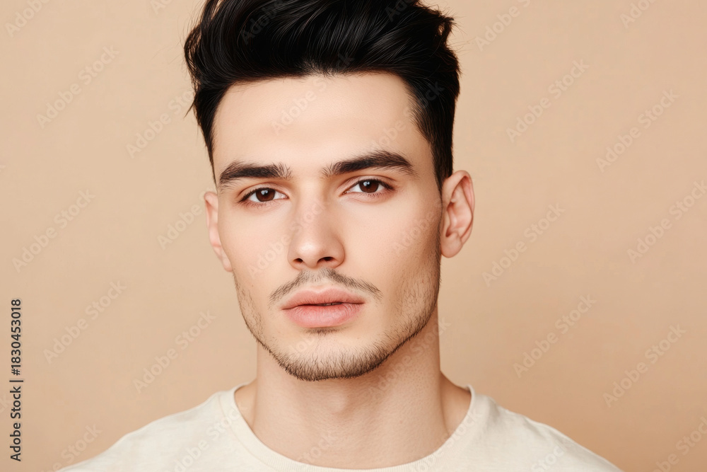 Naklejka premium Handsome Young Man Portrait
