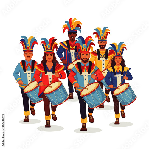 A vibrant, colorful masquerade mask adorned with an array of feathers and subtle sparkles, perfect for carnival, Mardi Gras, or festive celebrations.