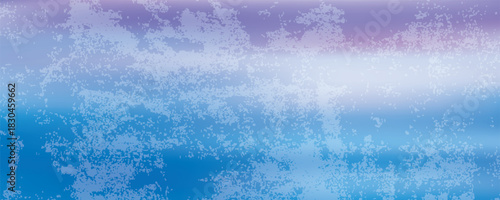 Blue Frost Background, Closeup Frozen Winter Window Pane Coated Shiny Icy Frost Patterns, Extreme North Low Temperature, Natural Ice Pattern on a Frosty Glass