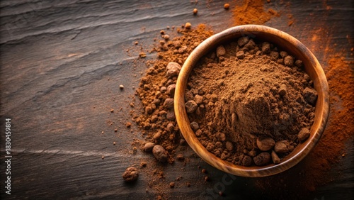 Chocolate Cocoa Powder Bowl