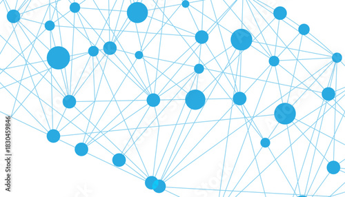 Abstract plexus technology futuristic network background