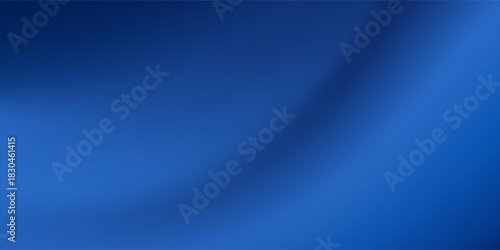 Fototapeta Naklejka Na Ścianę i Meble -  Trend gradient blue abstract background with a soft curve and smooth lighting.