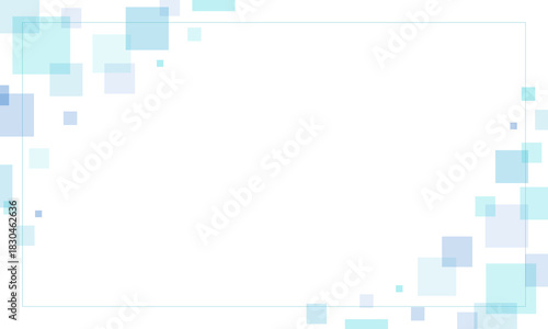 抽象・幾何学背景のシンプルおしゃれフレーム