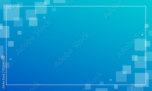 グラデーションと四角形の抽象背景フレーム