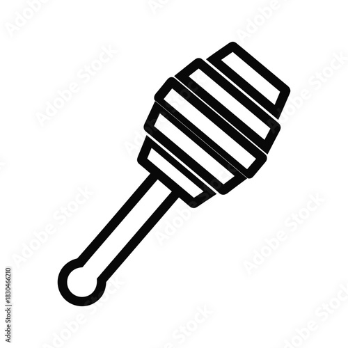 Honey Dipper Outline Icon