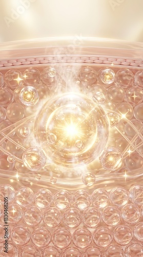 A close-up view unveils an ...