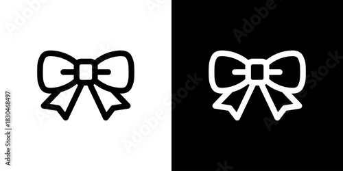 かわいいリボンのアイコン