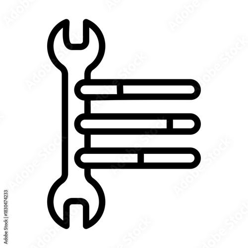 Machine Status Icon - Black Outline