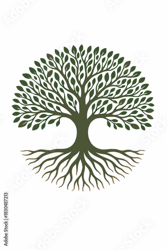 vector tree silhouette