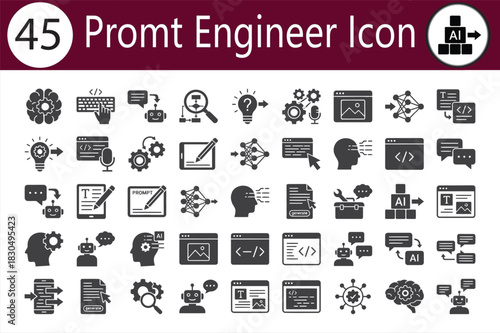 Conceptual silhouette of a person thinking or problem solving isolated icon on white background