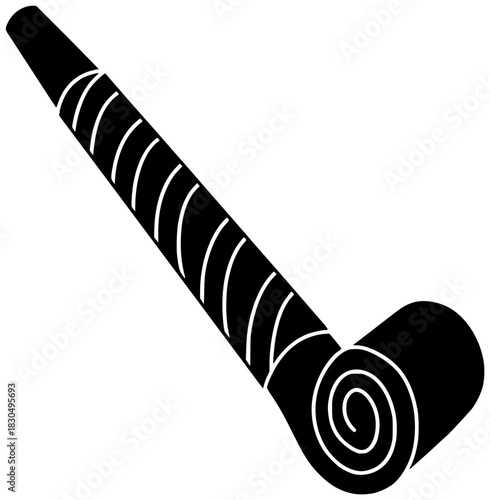 party illustration celebration silhouette birthday logo horn icon confetti outline joy fun happy celebrate holiday event festival colorful hat shape women vector graphic background