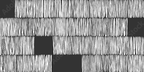 Dark gray background with rows of irregular white vertical brush strokes abstract black