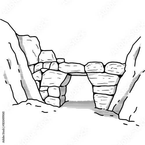 Stone doorway entrance