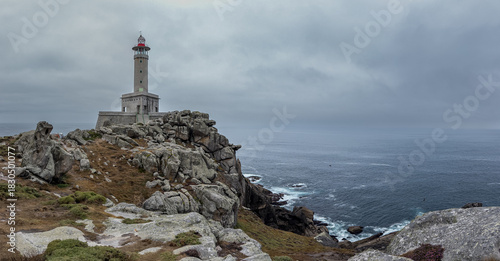 Majestic Lighthouse Overlooking the Rugged Coastline