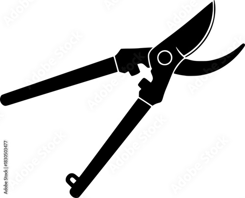 Silhouette of Garden Pruning Shears