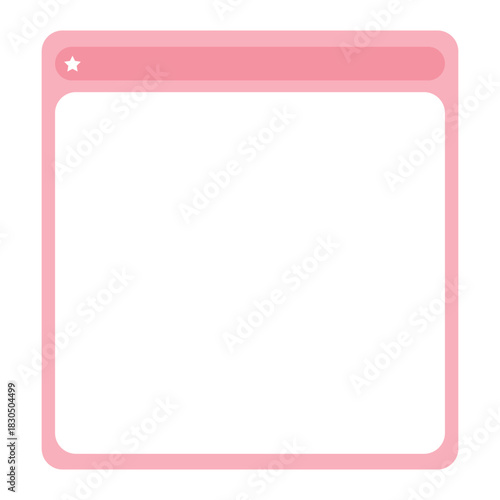 Text Box icon element for UI, Web, message banner in flat color vector illustration for Mockups