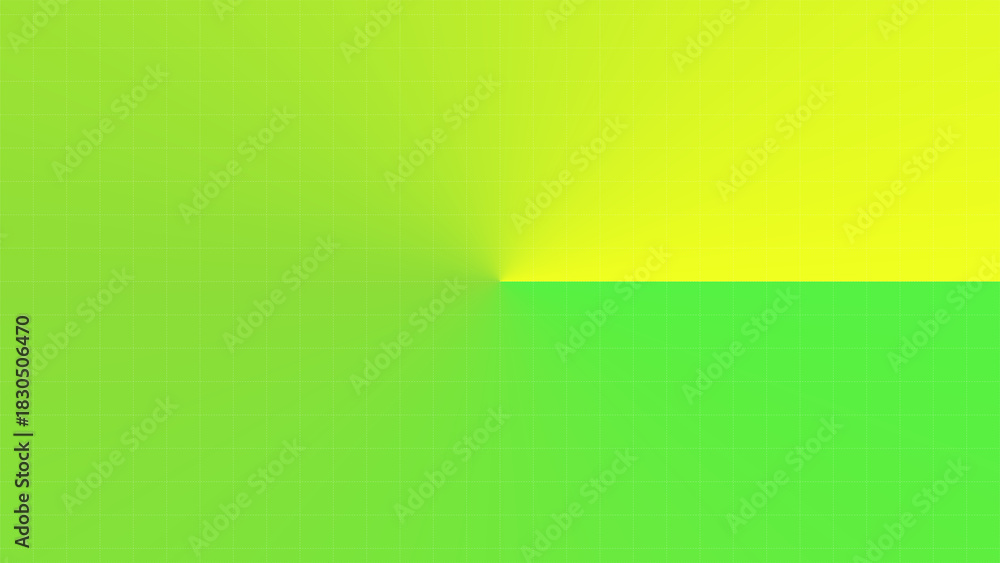 Obraz premium Abstract background with bright lime green and yellow gradient split
