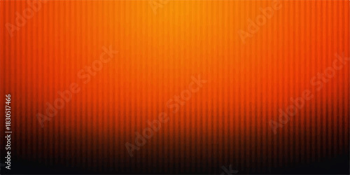 Abstract orange and black pixelated gradient background with vertical lines