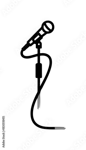 Sleek microphone design for podcasting, broadcasting, or singing performances today