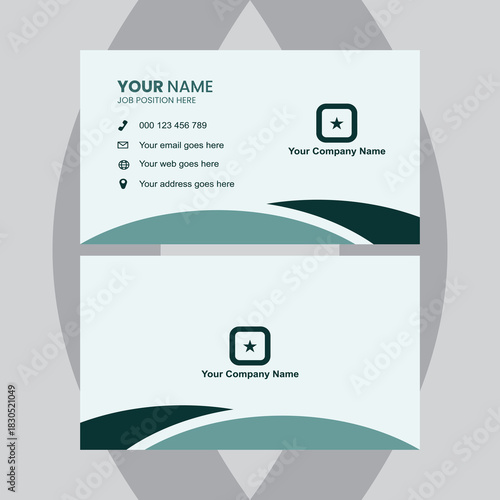 Modern business card design template offers a professional, memorable first impression for entrepreneurs and companies seeking a stylish edge today	
