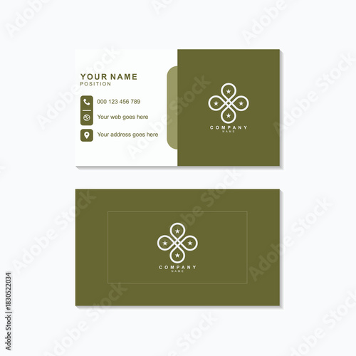 Modern business card design template offers a professional, memorable first impression for entrepreneurs and companies seeking a stylish edge today	
