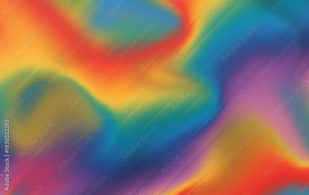Obraz premium Experience vibrant fluidity with this stunning rainbow gradient background, perfect for adding a modern, dynamic touch to websites, presentations, and creative projects, igniting imagination