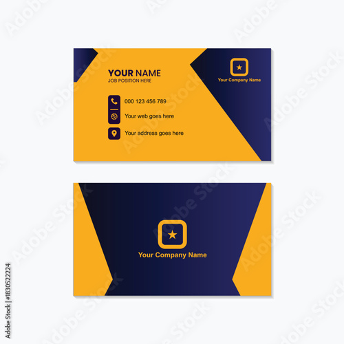 Modern business card design template offers a professional, memorable first impression for entrepreneurs and companies seeking a stylish edge today