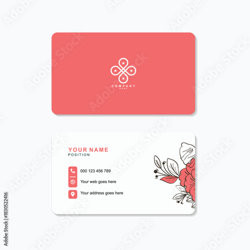 Modern business card design template offers a professional, memorable first impression for entrepreneurs and companies seeking a stylish edge today	
