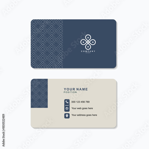 Modern business card design template offers a professional, memorable first impression for entrepreneurs and companies seeking a stylish edge today	

