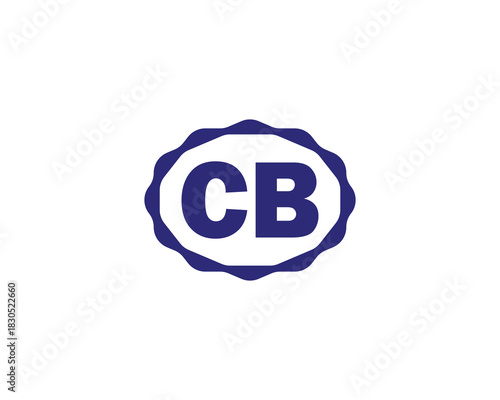 CB logo design. CB