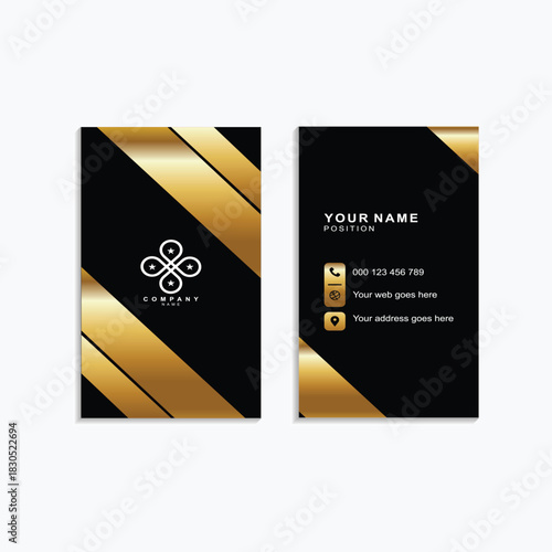 Modern business card design template offers a professional, memorable first impression for entrepreneurs and companies seeking a stylish edge today	
