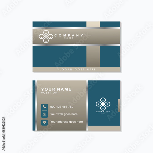 Modern business card design template offers a professional, memorable first impression for entrepreneurs and companies seeking a stylish edge today	
