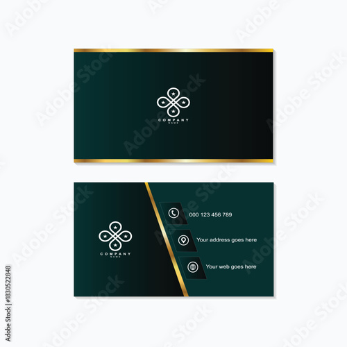 Modern business card design template offers a professional, memorable first impression for entrepreneurs and companies seeking a stylish edge today	
