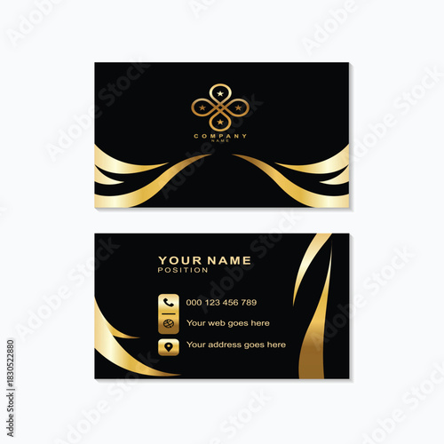 Modern business card design template offers a professional, memorable first impression for entrepreneurs and companies seeking a stylish edge today	
