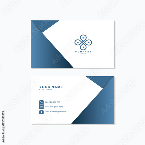 Modern business card design template offers a professional, memorable first impression for entrepreneurs and companies seeking a stylish edge today	
