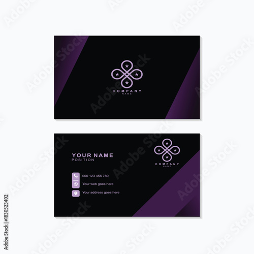 Modern business card design template offers a professional, memorable first impression for entrepreneurs and companies seeking a stylish edge today	
