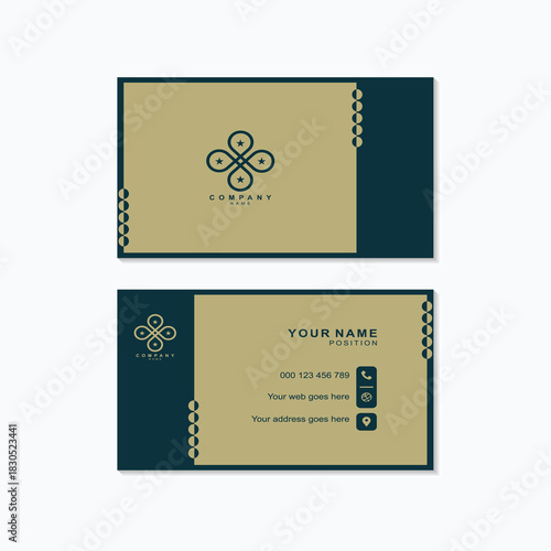 Modern business card design template offers a professional, memorable first impression for entrepreneurs and companies seeking a stylish edge today	
