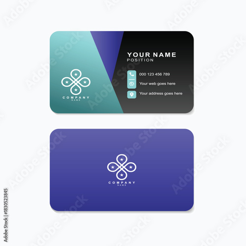 Modern business card design template offers a professional, memorable first impression for entrepreneurs and companies seeking a stylish edge today	
