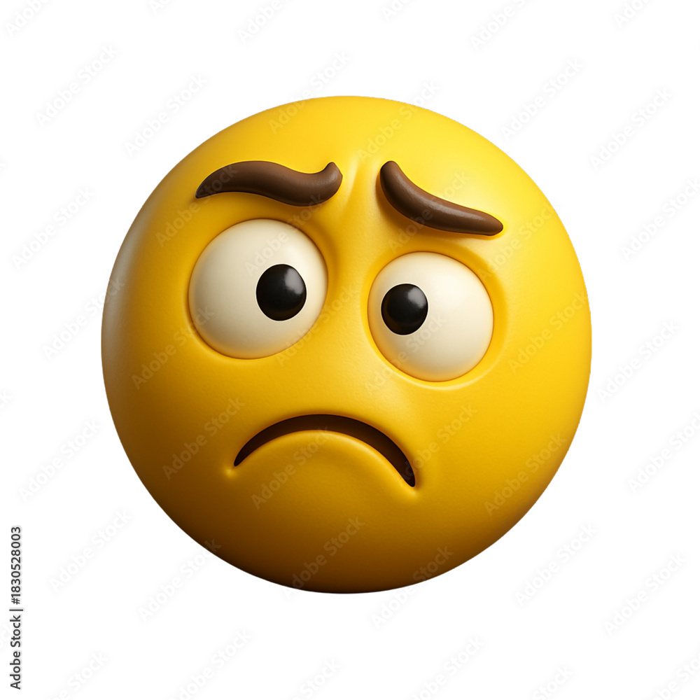 Fototapeta premium amazed emoticon