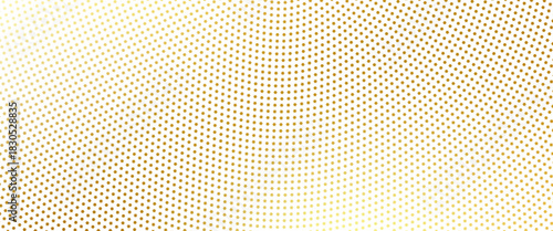Gold falling down confetti background. Repeated golden dotted glitter pattern. Yellow, orange and golden dots wallpaper. Celebration Christmas, New Year or birthday party repeating backdrop. Vector