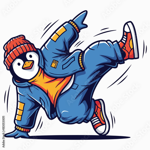 Penguin in Streetwear