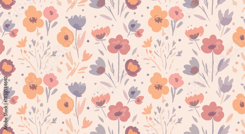 Discover a stunning vibrant watercolor illustration of flowers, bursting with rich colors and artistic detail.