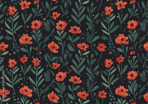 This image captures the essence of nature with its elegant botanical design.