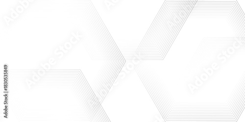 Abstract white hexagonal geometric background with shadow. white background Futuristic blue neon honeycombs. Modern technology design. Vector illustration.	