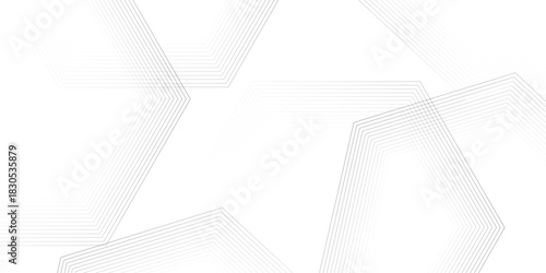 Abstract white hexagonal geometric background with shadow. white background Futuristic blue neon honeycombs. Modern technology design. Vector illustration.	