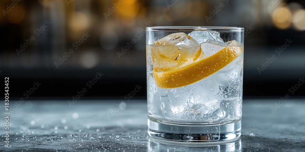 Naklejka premium Live rock music scene featuring an electric bass guitar player under blue stage lighting, emphasizing performance energy