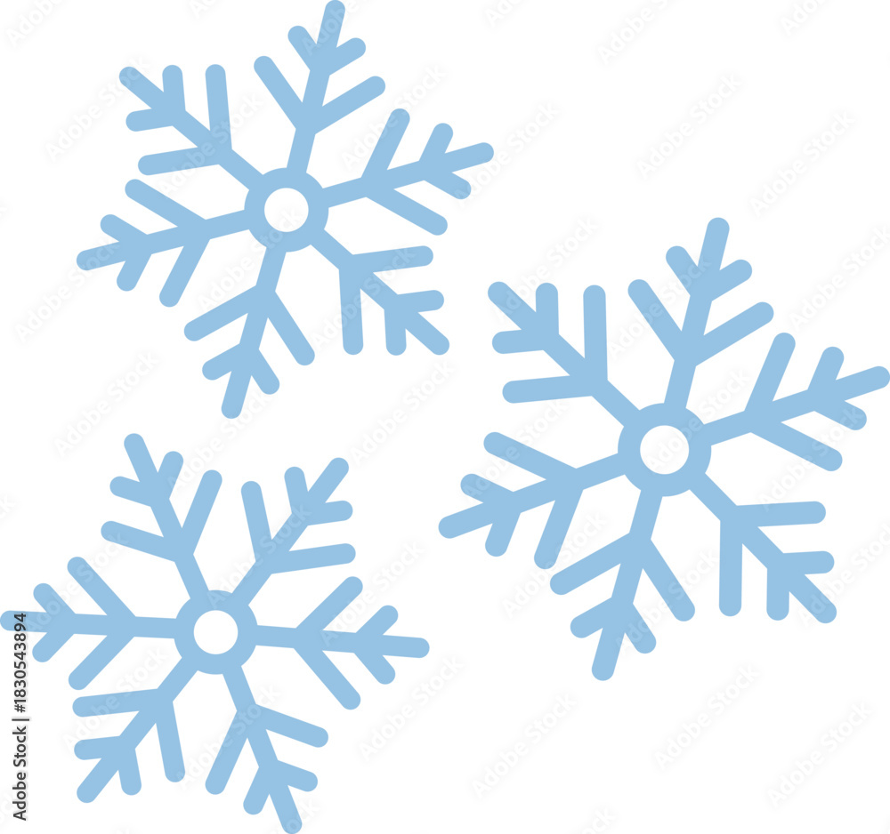 Fototapeta premium snowflakes