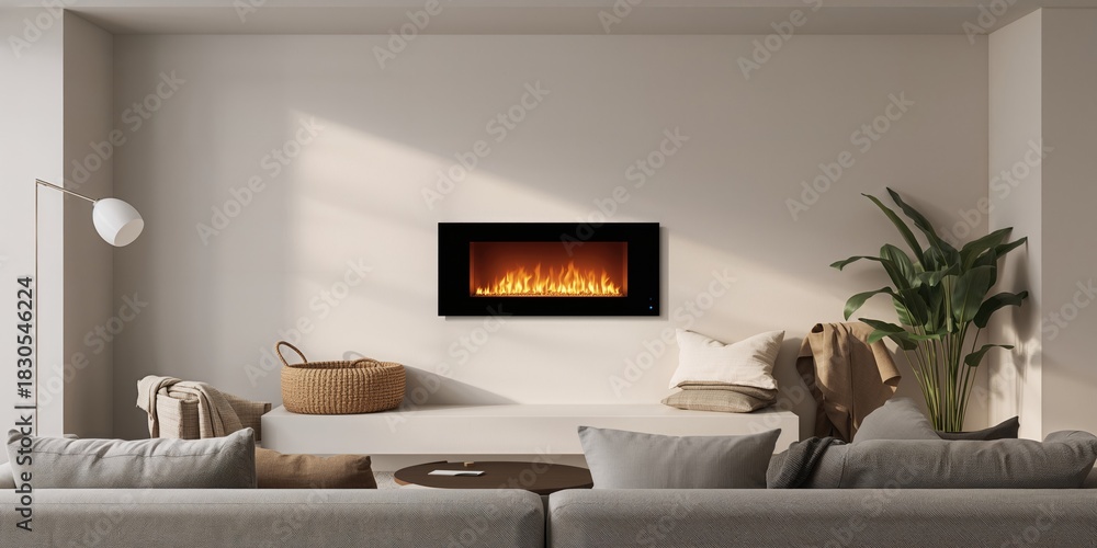 Naklejka premium Pair of pink flamingos with heart-shaped bodies in reflecting pond, romantic symbolism, no holiday