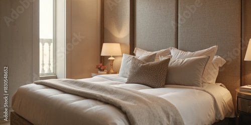 Wallpaper Mural Cat lying on sofa, emphasizing relaxation and domestic environment Torontodigital.ca